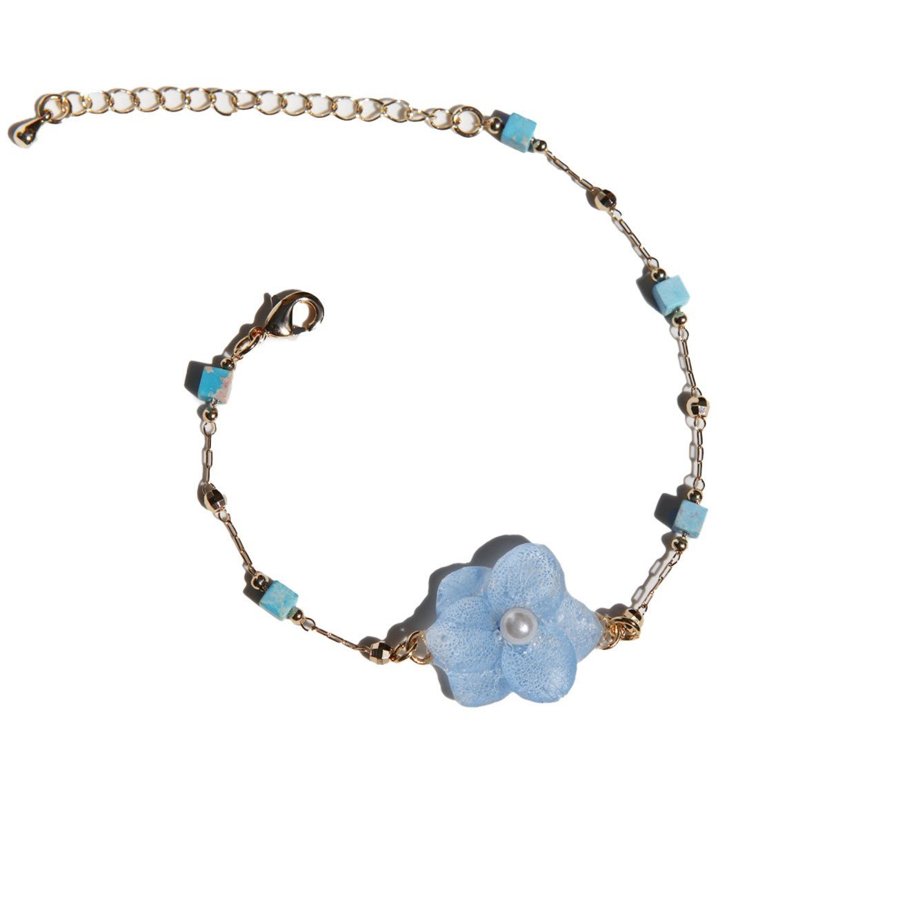 *Real Flower* Hydrangea Crystal Bracelets (Stackable)BraceletJewelryBlossomuniqueflowerearringsgiftforhermothergiftdaughtergiftbirthdaygiftanniversarygift