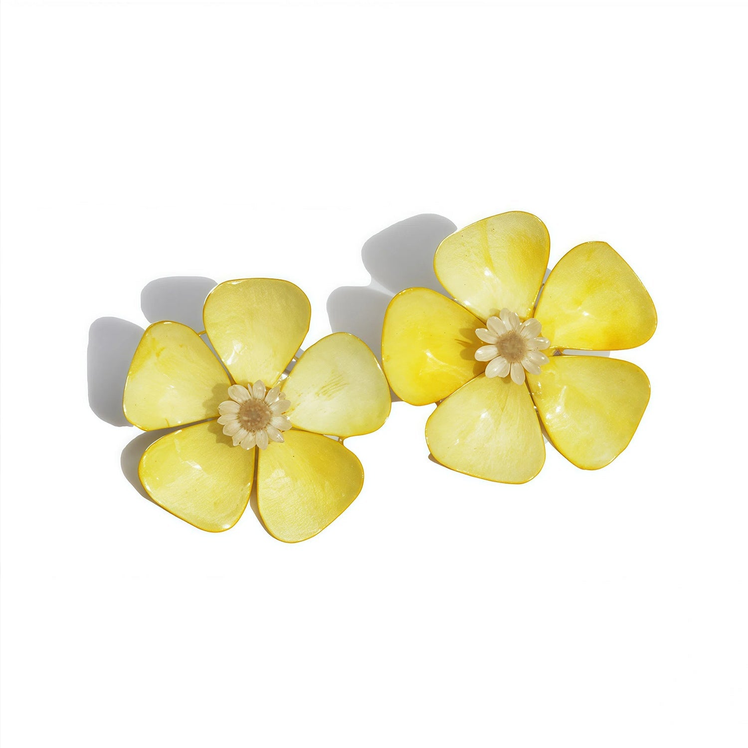 *Real Flower* Marigold Anemone Stud EarringsEarringsJewelryBlossomuniqueflowerearringsgiftforhermothergiftdaughtergiftbirthdaygiftanniversarygift