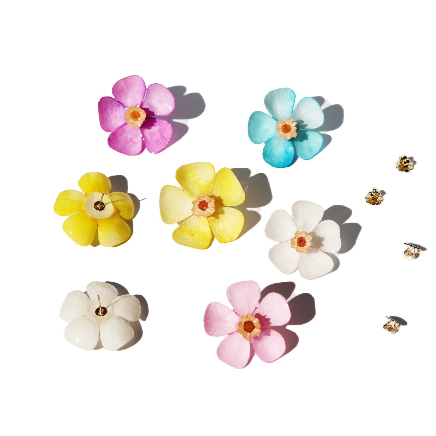 *Real Flower* Pink Magnolia Stud EarringsEarringsJewelryBlossomuniqueflowerearringsgiftforhermothergiftdaughtergiftbirthdaygiftanniversarygift