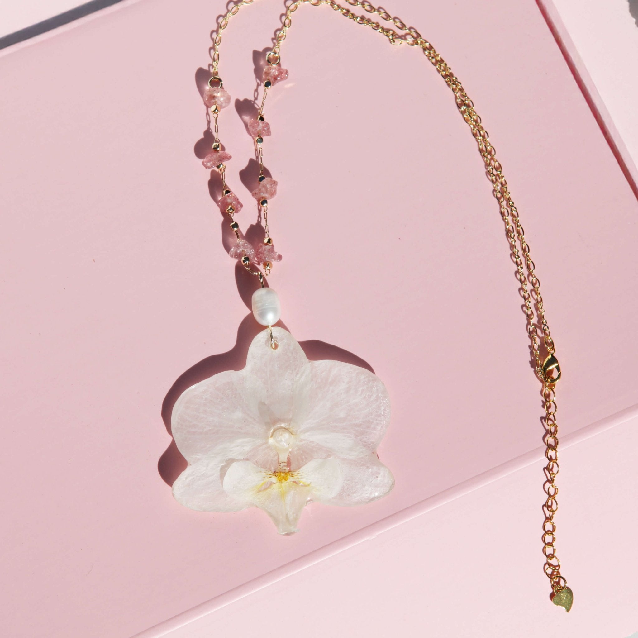 *Real Flower* White Orchid Statement NecklaceEarringsJewelryBlossomuniqueflowerearringsgiftforhermothergiftdaughtergiftbirthdaygiftanniversarygift