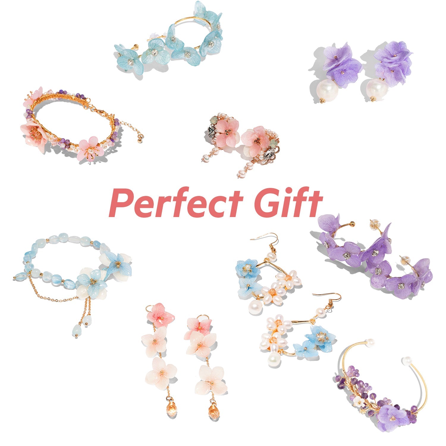 Standard ShippingJewelryBlossomuniqueflowerearringsgiftforhermothergiftdaughtergiftbirthdaygiftanniversarygift