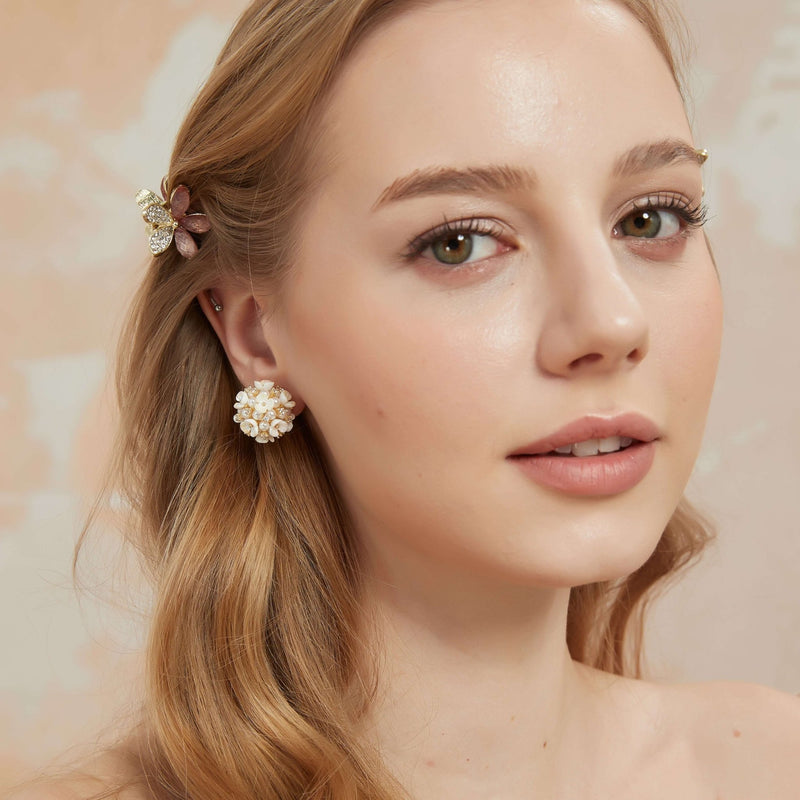 #butterflyearring# - #jewelryblossom##earrings##fairyearrings##weddingearrings##fabricearrings#