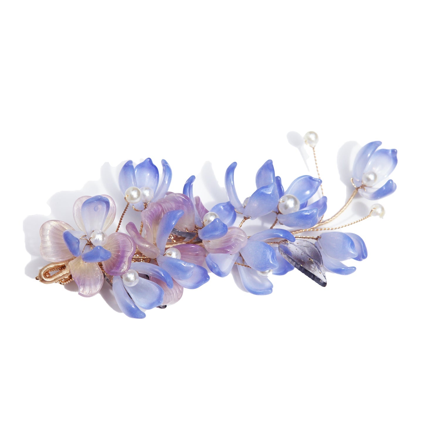 Whisper Wisteria Flower Hair ClipHair ClipsJewelryBlossomuniqueflowerearringsgiftforhermothergiftdaughtergiftbirthdaygiftanniversarygift