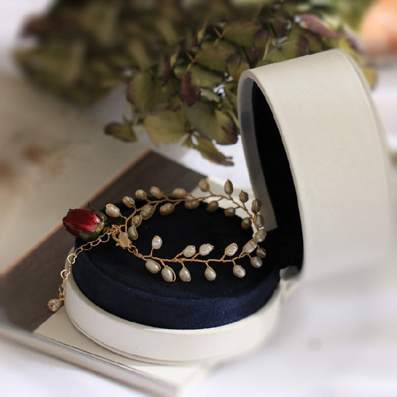 #roseflowerbracelet# - #jewelryblossom##bracelet##fairyearrings##weddingbracelet##realflowerbracelet##rosepearlbracelet#