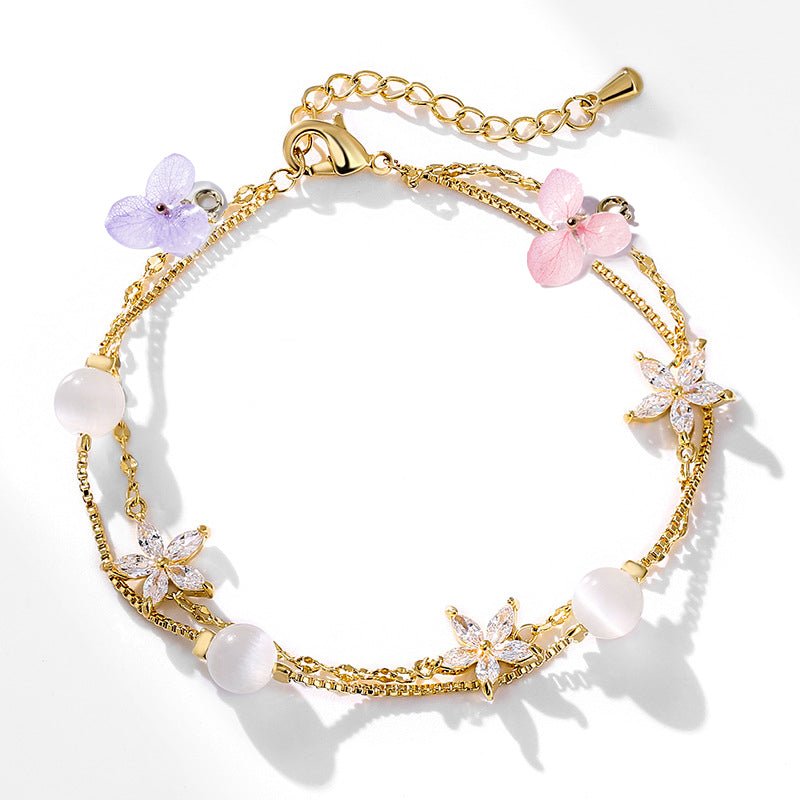 #crystalstarbracelet# - #jewelryblossom##bracelet##fairybracelet##weddingbracelet##flowerbracelet#