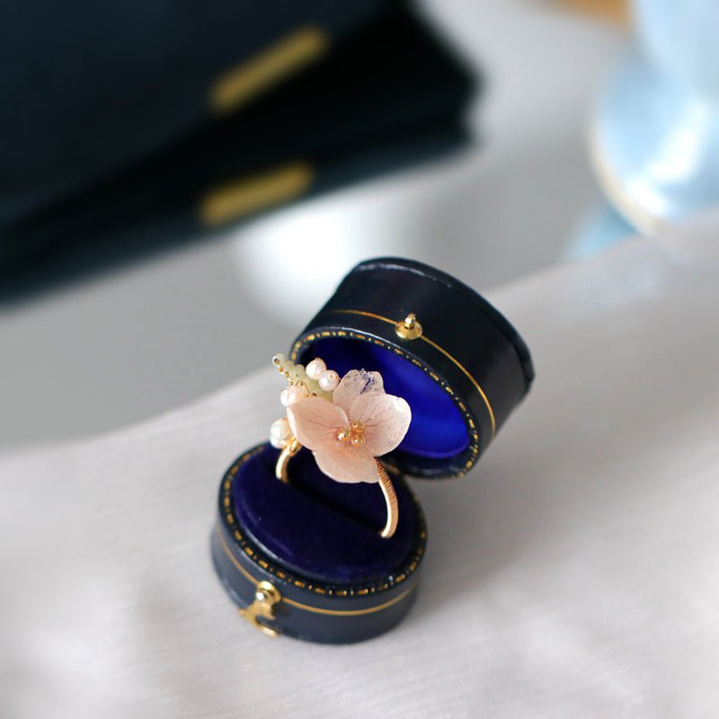 #flowerring# - #jewelryblossom##necklace##fairynecklace##weddingjewelry##pinkflowernecklace#