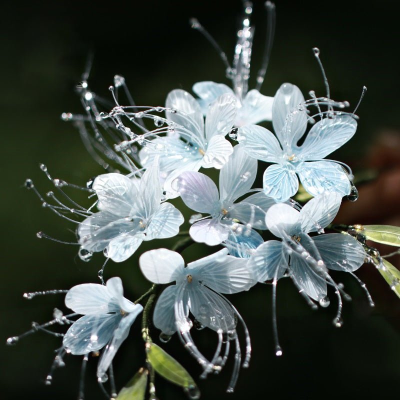 My Rain Garden* Diphylleia Skeleton Flower Hair Pin