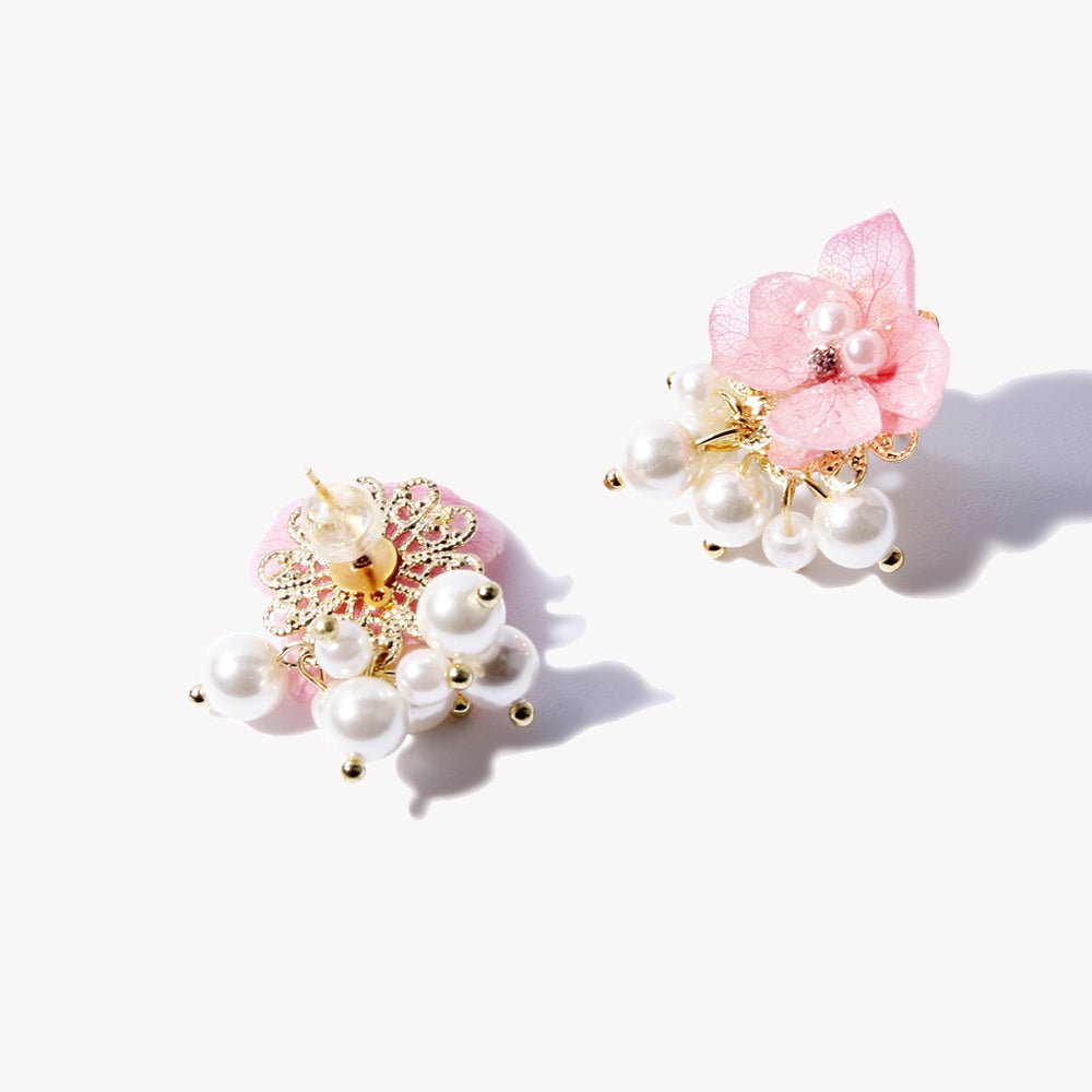 Tiana Pink Cherry Blossom Raindrop EarringsEarringsJewelryBlossomuniqueflowerearringsgiftforhermothergiftdaughtergiftbirthdaygiftanniversarygift